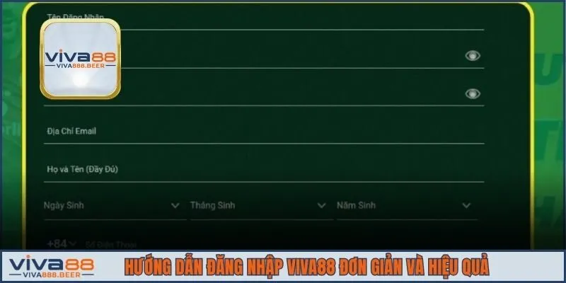 Hướng dẫn đăng nhập VIVA88 đơn giản và hiệu quả